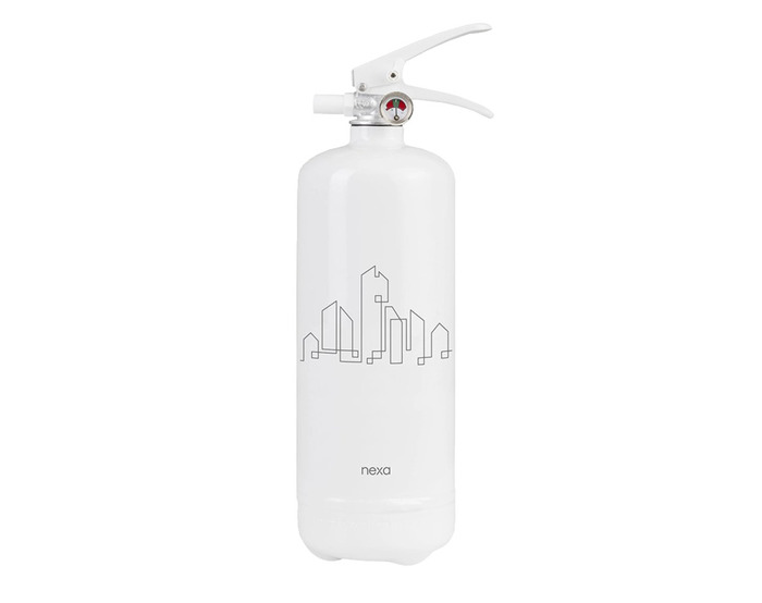 Brandsläckare Design Line City Vit 2 kg Nexa